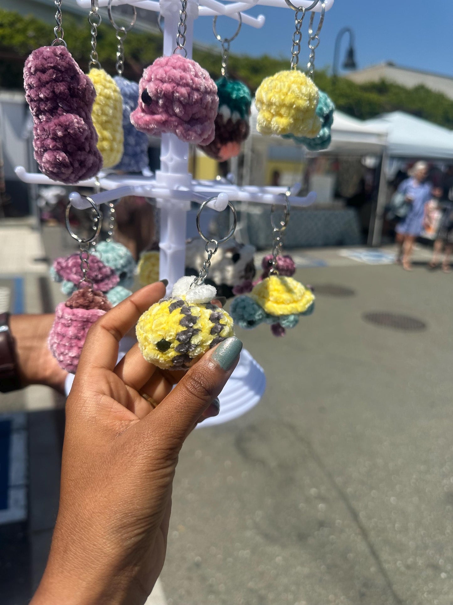 Tiny Little Plushie Keychains - customizable, many colors