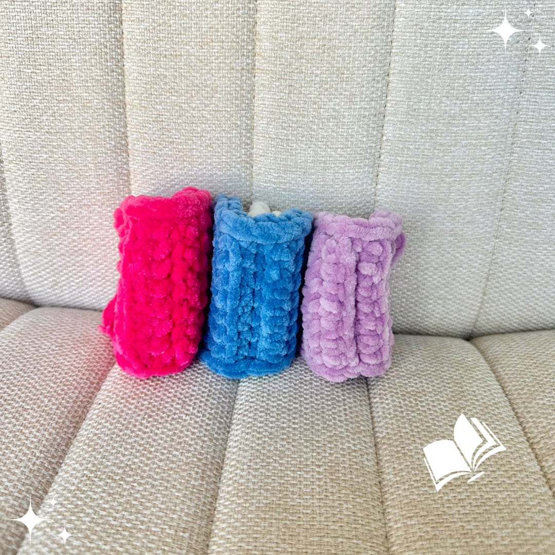 No Sew Crochet Pocket Book Plushie Pattern, with Video (PDF Pattern)