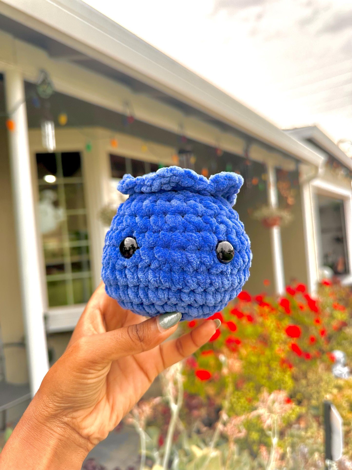 Blueberry Plushie, Amigurumi, Super Cute Fruit, Blueberry Plushie, Creative Gifts, Unique Decor