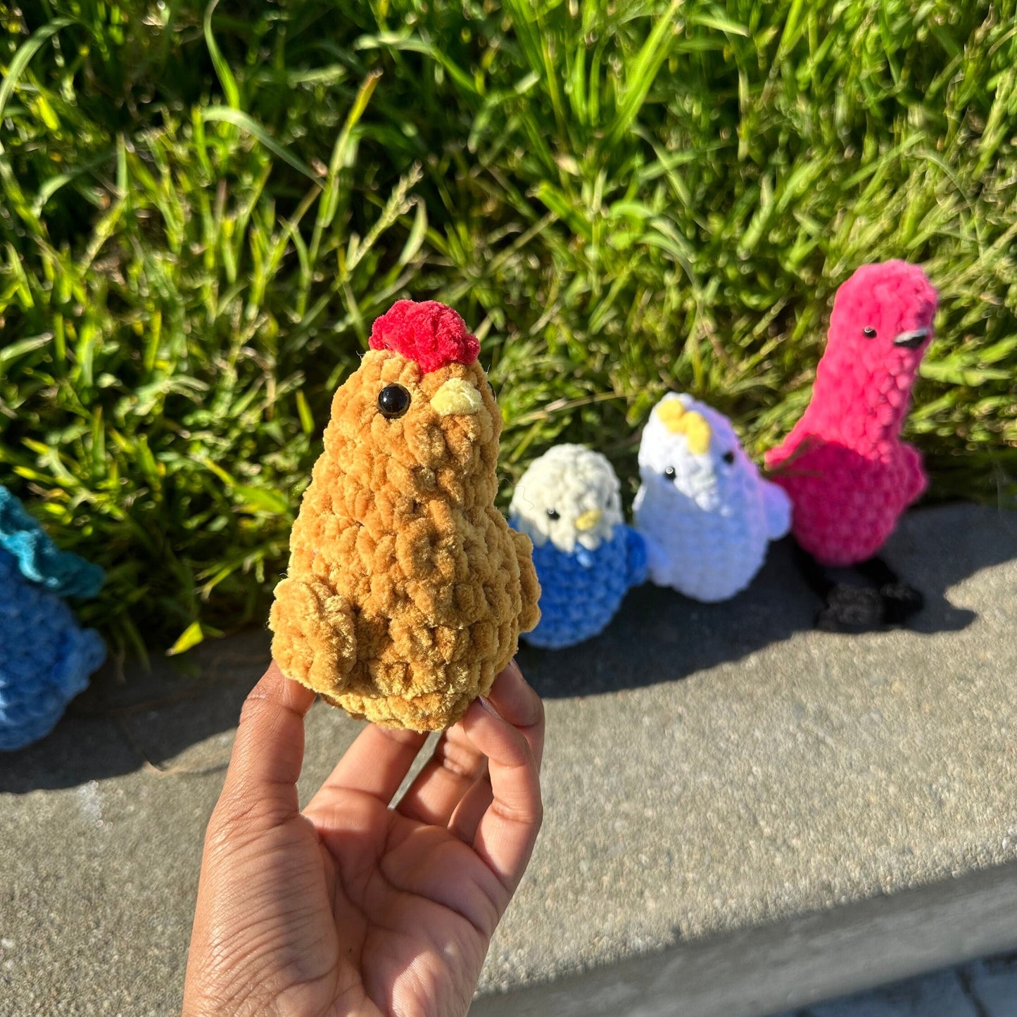 Crochet Bird Plushie, Amigurumi Stuffed Animal, Desk Buddy