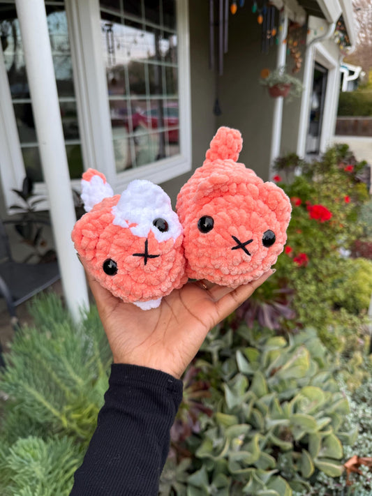 Mini Loaf Cat Plushie – Customizable Amigurumi Kitten