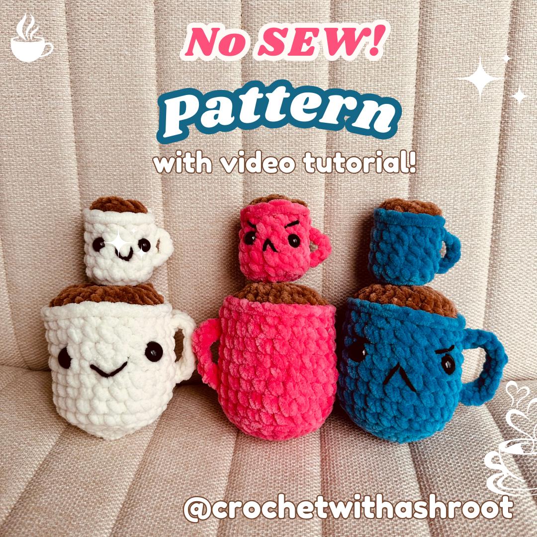 Market Prep Crochet Pattern Bundle – No-Sew Pocket Turtles, Octos, Books, Mugs (PDF Pattern)